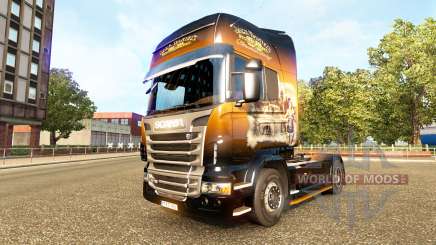 Jack Daniels skin for Scania truck for Euro Truck Simulator 2