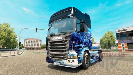 Earth skin for Scania truck for Euro Truck Simulator 2