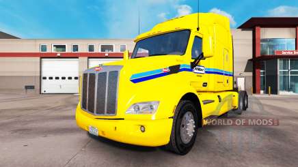 Skin Penske Truck Rental truck Peterbilt for American Truck Simulator