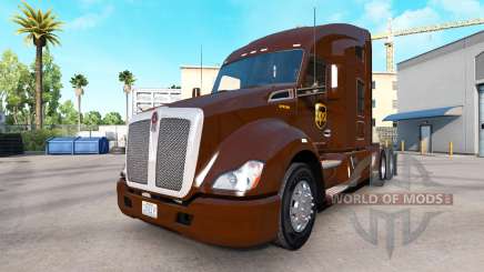 UPS skin for the Kenworth tractor for American Truck Simulator