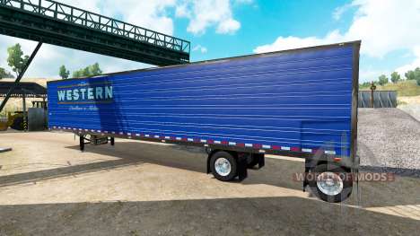 Axle trailer Great Dane Spread Axle for American Truck Simulator