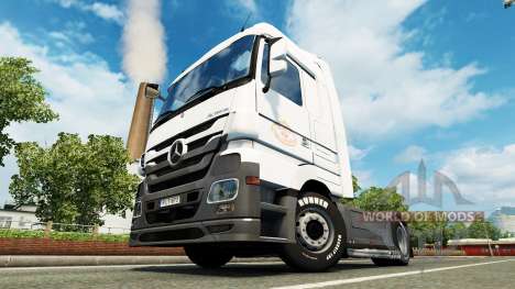 Skin Coppenrath & Wiese on the tractor unit Merc for Euro Truck Simulator 2