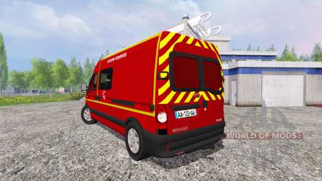 Renault Master [sapeurs-pompiers] v2.0 for Farming Simulator 2015