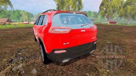 Jeep Cherokee KL 2014 [feuerwehr] for Farming Simulator 2015