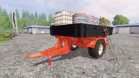 Uniaxial trailer service for Farming Simulator 2015