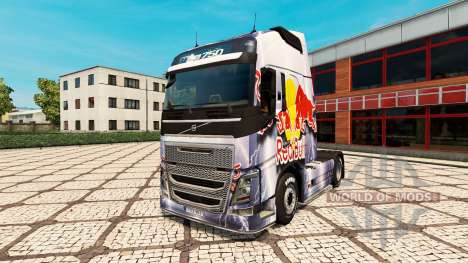 RedBull skin for Volvo truck for Euro Truck Simulator 2