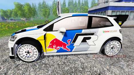 Volkswagen Polo WRC Red Bull for Farming Simulator 2015