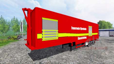 Полуприцеп Fire Bjornholm Management for Farming Simulator 2015