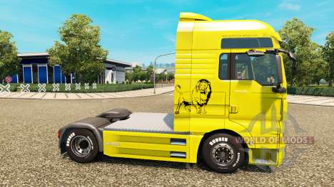 Gertzen Transporte skin for MAN truck for Euro Truck Simulator 2