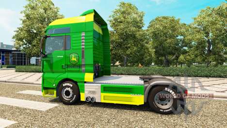 Skin John Deere for MAN trucks for Euro Truck Simulator 2
