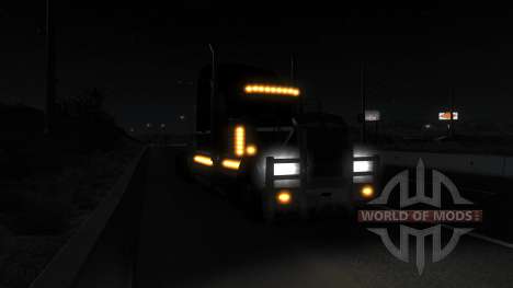 Realistic lighting (Real Headlights Mod) for American Truck Simulator
