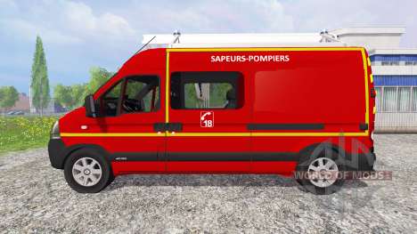 Renault Master [sapeurs-pompiers] v2.0 for Farming Simulator 2015