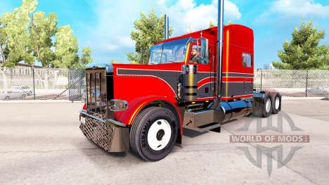 Metallic skins for the Peterbilt 389 tractor for American Truck Simulator