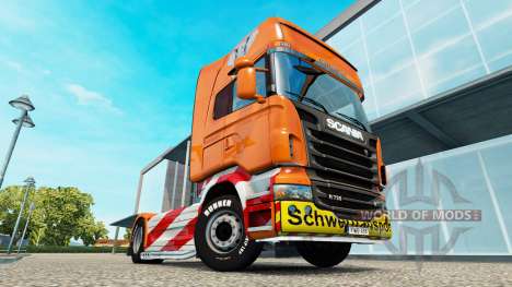 Heavy Transport skin for Scania truck for Euro Truck Simulator 2