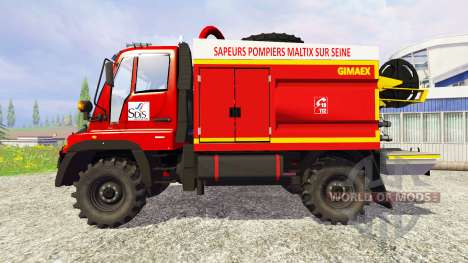 Mercedes-Benz Unimog U400 GIMAEX for Farming Simulator 2015