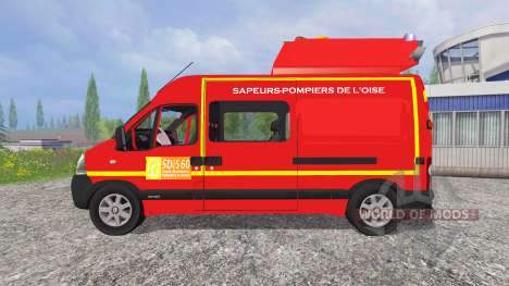 Renault Master [sapeurs-pompiers] SDIS60 for Farming Simulator 2015