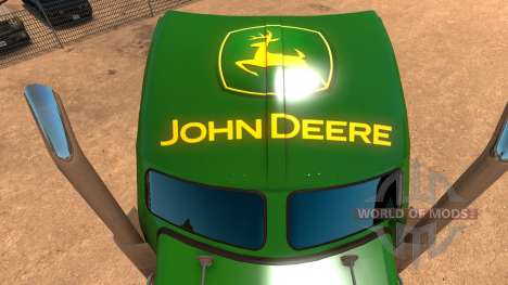 Kenworth W900 John Deere Skin for American Truck Simulator