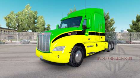 Skin John Deere tractors Peterbilt and Kenworth for American Truck Simulator