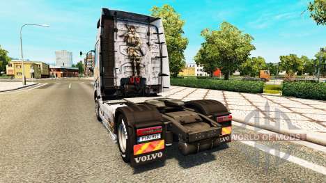 Battlefield 4 skin for Volvo truck for Euro Truck Simulator 2