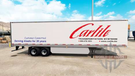 Carlile skin for trailer for American Truck Simulator