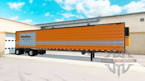 Axle trailer Great Dane Spread Axle for American Truck Simulator