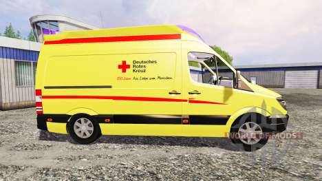 Mercedes-Benz Sprinter Ambulance v2.0 for Farming Simulator 2015