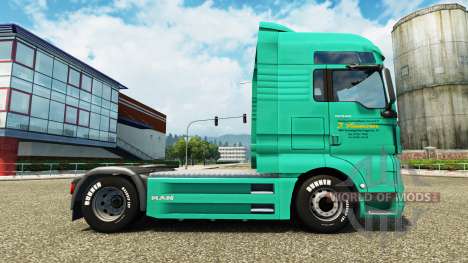 Skin J. Simmerer on the truck MAN for Euro Truck Simulator 2