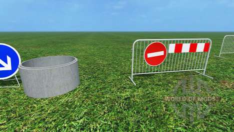 Construction Signs v1.1 for Farming Simulator 2015