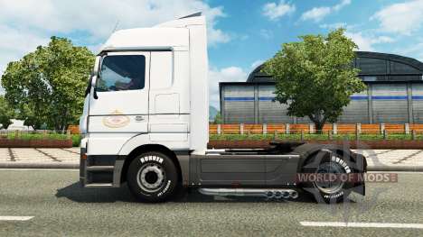 Skin Coppenrath & Wiese on the tractor unit Merc for Euro Truck Simulator 2