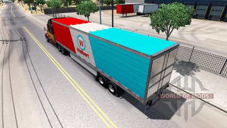 Semi-trailer-refrigerator for American Truck Simulator