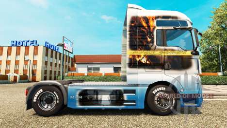 Skin Lord of the Rings on the truck MAN for Euro Truck Simulator 2