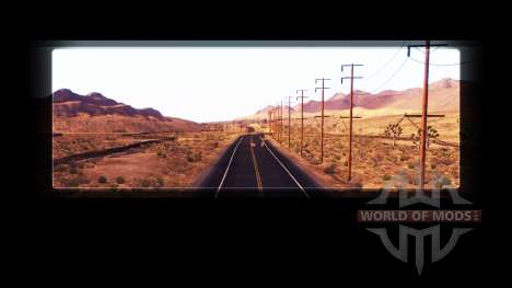 The removal of the ATS logo in the loading scree for American Truck Simulator