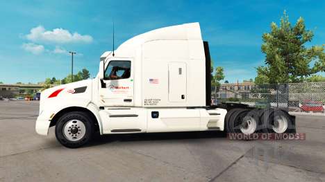 Wallbert skin for the truck Peterbilt for American Truck Simulator