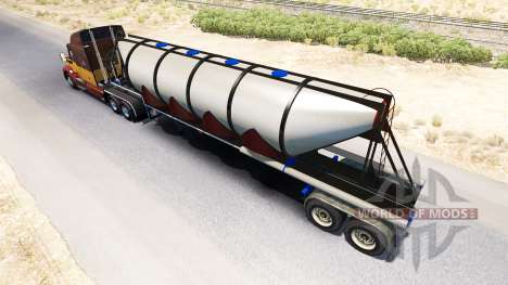 Semi-trailer cement truck for American Truck Simulator