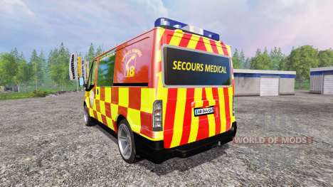Ford Transit [secours medical] for Farming Simulator 2015