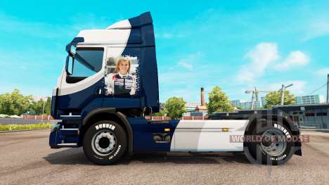 Skin Williams F1 Team for Renault truck for Euro Truck Simulator 2