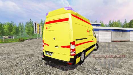 Mercedes-Benz Sprinter Ambulance v2.0 for Farming Simulator 2015