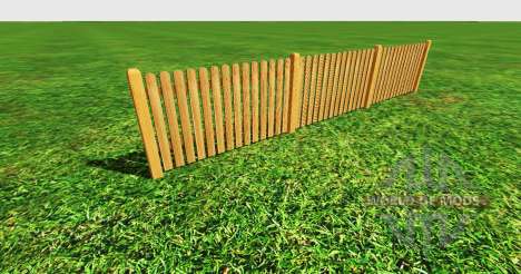 Wooden fence for Farming Simulator 2015