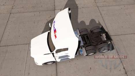 FedEx skin for the Kenworth tractor for American Truck Simulator