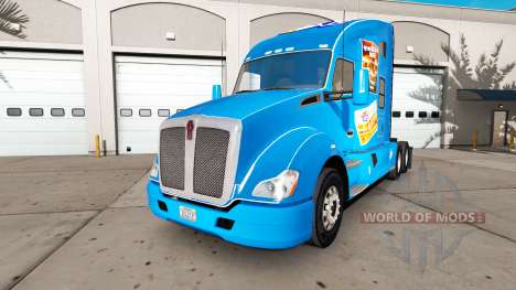 Skin White Castle on a Kenworth tractor for American Truck Simulator