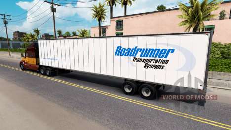 Skin Roadruner on the trailer for American Truck Simulator