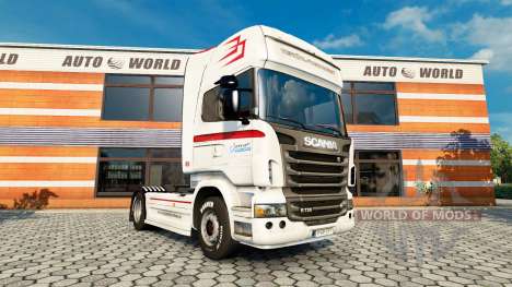Skin Coppenrath & Wiese v1.1 on the tractor unit for Euro Truck Simulator 2