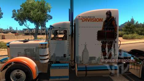 Skin The Division for Peterbilt 389 for American Truck Simulator