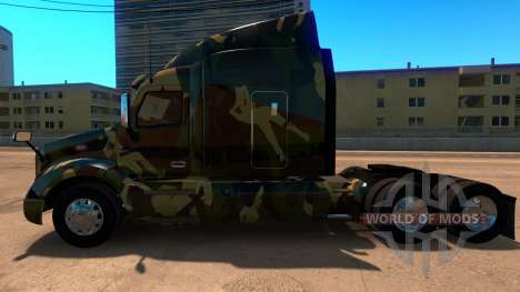 Skin Camouflage for Peterbilt 579 for American Truck Simulator