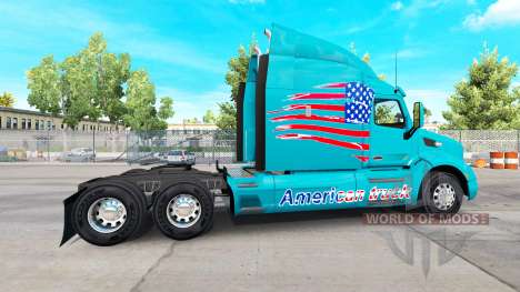 Skin American Truck on Peterbilt truck for American Truck Simulator