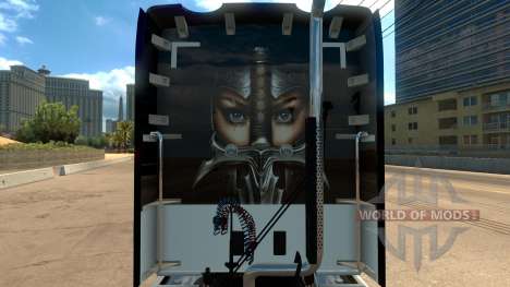 Skin Knights Templar Kenworth T680 for American Truck Simulator
