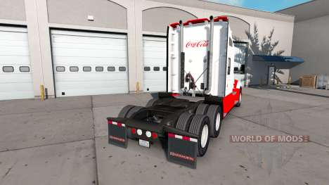 Skin Coca-Cola Kenworth tractor for American Truck Simulator