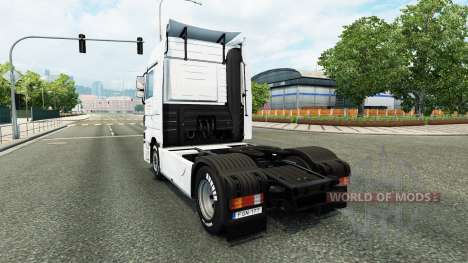 Skin J. Simmerer on the tractor unit Mercedes-Be for Euro Truck Simulator 2