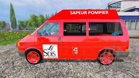 Volkswagen Transporter T4 [sapeur pompier] for Farming Simulator 2015
