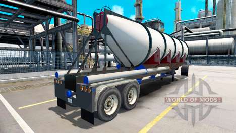 Semi-trailer cement truck for American Truck Simulator